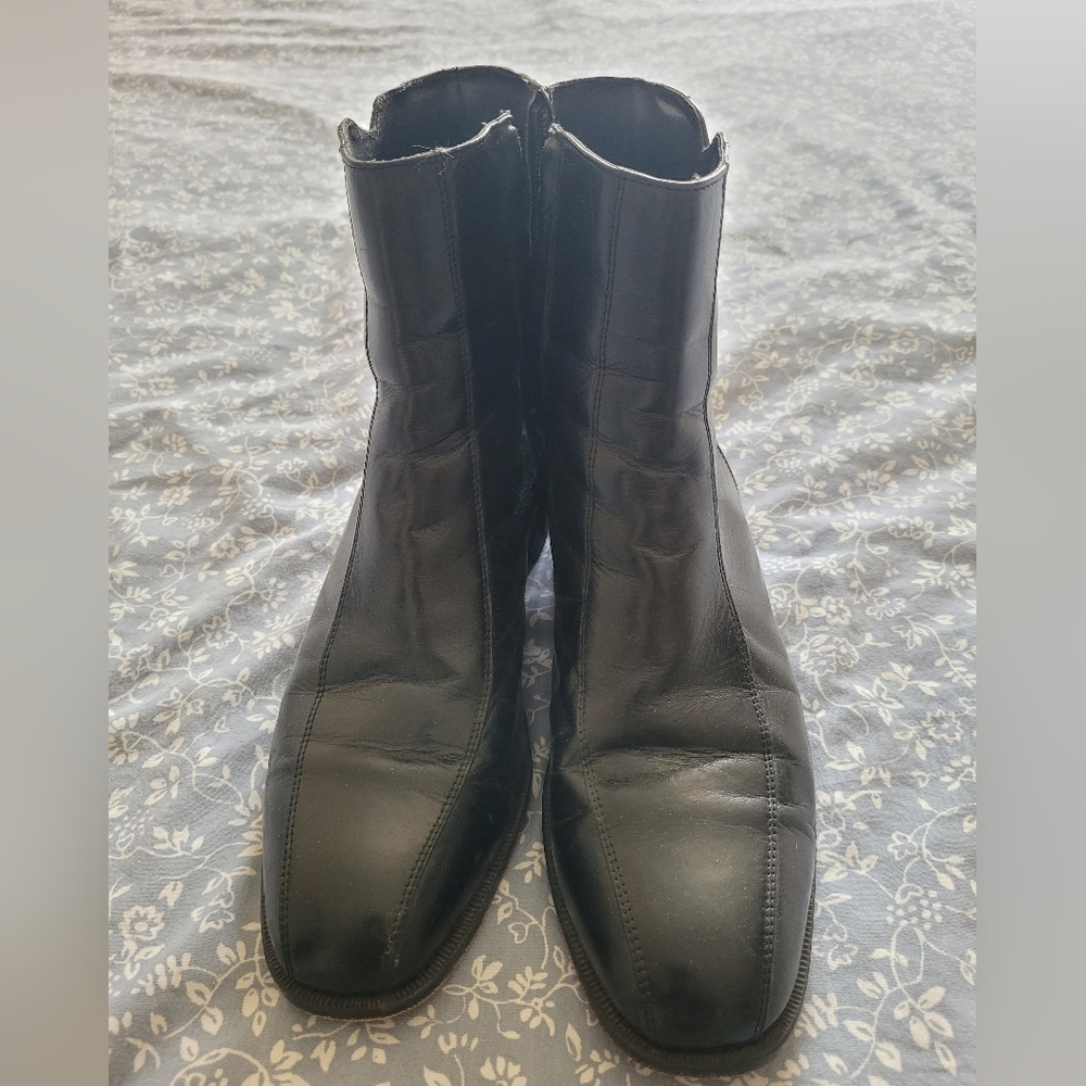 Florsheim Men's Zip Up Duke Boots, 10.5, Black